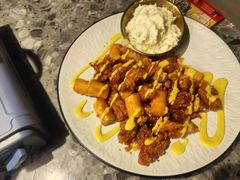 奶油朗姆酒冰激凌炸鸡块-七星布车休闲料理店