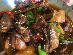 农家老鹅煲-呼吸森林·生态农庄农家乐私房菜