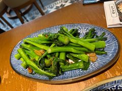猪油渣生炒菜心苗-常来小聚·广州非遗传承餐厅(中山二路店)
