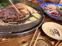 -陈叉子钢盆烤肉(中原万达店)