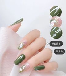 -孔雀手美甲美睫护理