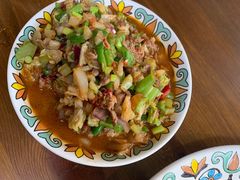 -歹歹的加个面过油肉拌面