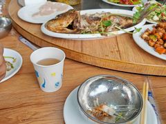 -北京龙庆四季香农家饭庄·灶台鱼·碳烤虹鳟鱼(龙庆峡店)