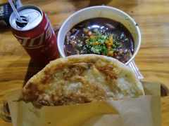 葱油煎饼-王记生烫牛杂面馆(兰陵路店)