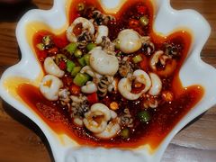-东来菜馆•手抓海鲜家常菜•海鲜锅贴(鸽子窝店)