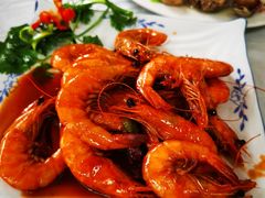 油焖大虾-1910老鲁味海鲜·戳子肉·青岛菜(金沙滩店)