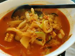 海鲜辣汤面-桃园中华料理炸酱面(燕儿岛路店)