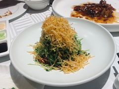 巧拌豆苗-四季民福烤鸭店(王府井灯市口店)