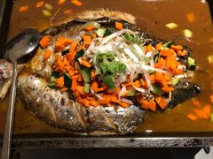 -探鱼·鲜青椒爽麻烤鱼(中天广场店)