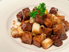 招牌黑椒蒜香禾牛肉粒-俏江南(东方广场店)