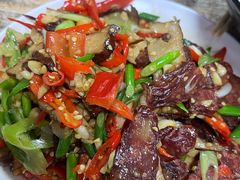 腊肠炒香干-文杰餐馆(南洪时尚风情街店)