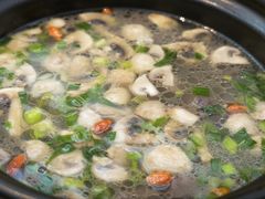 蘑菇肉丝鹅血汤-金典银峰老鹅馆·昆山菜(亭林公园店)