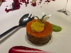 黑鱼籽木瓜牛肉塔塔-王品牛排(常州吾悦广场店)