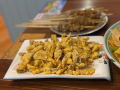 椒盐平菇-阿拉木汗餐厅(山大路店)