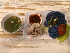 -蝶豆花蓝面条