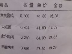 账单-大富贵(临沂店)