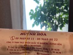 -Bánh Mì Huynh Hoa