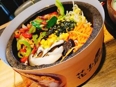 花家牛肉石锅拌饭-花少爷·鲜虾干贝粥(延安万达店)