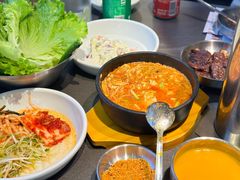 海鲜嫩豆腐汤-农乐园炭火烤肉(繁花中心店)