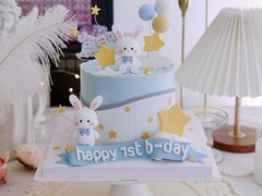 -咖咖熊蛋糕定制·英国蓝风车动物性淡奶油