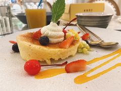 轻芝士蛋糕-HuaTa 花榻·花忆西葡餐厅(虹桥南丰城店)