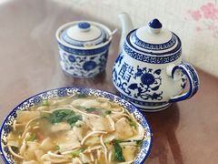 传统手工面片-阿法柯柴火鸡羊肉面片馆