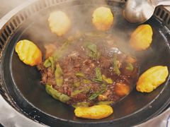 排骨炖豆角锅-炮爷东北铁锅炖(棠安路店)