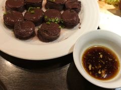 自制蒜泥血肠-黑土印象菜馆(三元桥店)