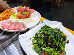 果仁菠菜-鹤之乡·齐齐哈尔烤肉·非遗(秋涛路店)