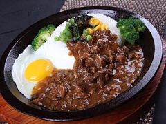 台湾卤肉铁板饭-花少爷·鲜虾干贝粥(延安万达店)