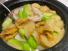 咸肉丝瓜面筋煲-圆苑(静安寺店)