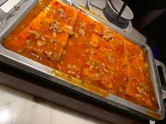 铁板焗鸡蛋豆腐-绿茶餐厅(深圳龙华天虹购物中心店)