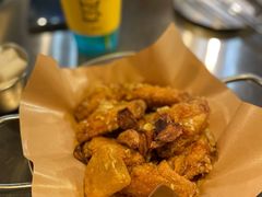 黄油蒜炸鸡翅-富乐满韩国正宗炸鸡韩国料理(虹泉路店)