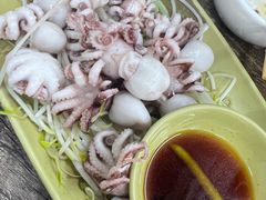 芥末白灼八爪鱼-贞姨美食·老字号海鲜大排档