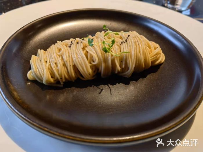名将法式铁板烧(云峰别墅店)黑松露拌面图片
