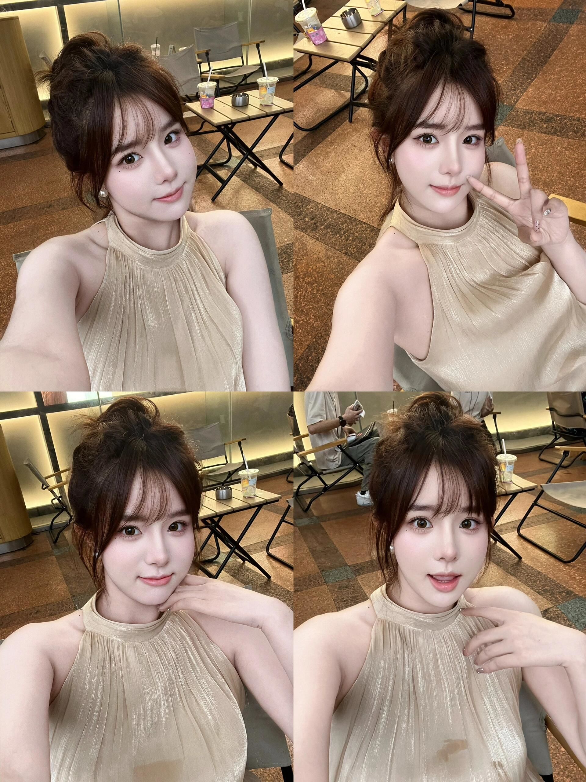 咖啡店的自拍姿势合集💞