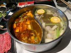 鲜牛杂鸳鸯锅-今日炊牛·潮汕牛肉火锅(华采天地店)