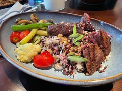 碳烤M3板腱牛排杂粮饭-bluefrog蓝蛙(水游城店)