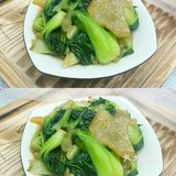 快手家常菜，粉皮炒青菜，粉皮滑溜又筋道！