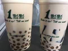 咖啡冻奶绿-1点点(银座和谐广场店)
