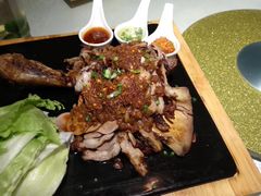 色稷招牌烤羊腿-铁道茶苑.色稷餐厅(莲花南路店)