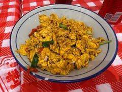 香醋炒土鸡蛋-荆九爷爆炒桥头三嫩(夫子庙店)