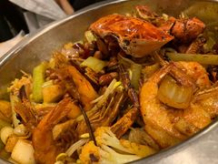 香辣蟹炒菜-秦记香辣蟹(松榆里店)