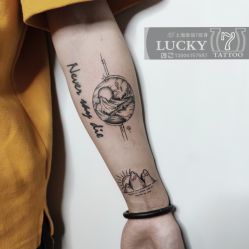 -幸运7纹身刺青Lucky7tattoo