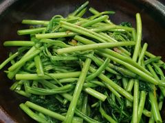 啫啫虾酱空心菜-熠盛粤味(永康路店)