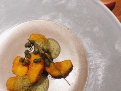 金沙菱角佐藤椒汁配紫苏桃子饮-天水蔬食料理(树德之光店)