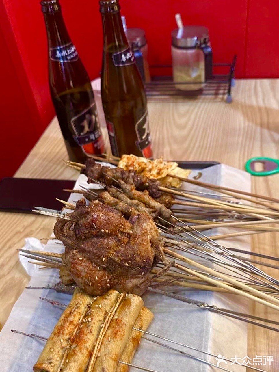 排骨串~烧烤~啤酒~我的快乐回来啦