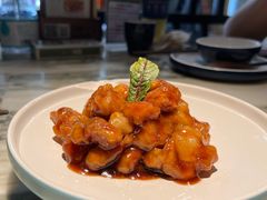 雪花糖醋里脊-绿茶餐厅(昆明世纪金源店)