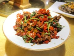 小炒黄牛肉-秀水人家