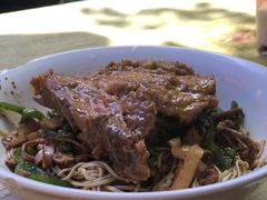 青椒干子肉丝干拌面-高邮面馆(明瓦廊店)